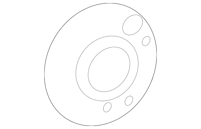 2033570108 - Rear Axle: Flange for Mercedes-Benz Image image