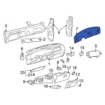 YC3Z78044D70AAC - Body: Cluster Panel for Ford: Excursion Image
