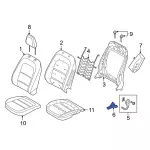 LJ6Z7661199BA - Body: Handle for Ford: Escape Image