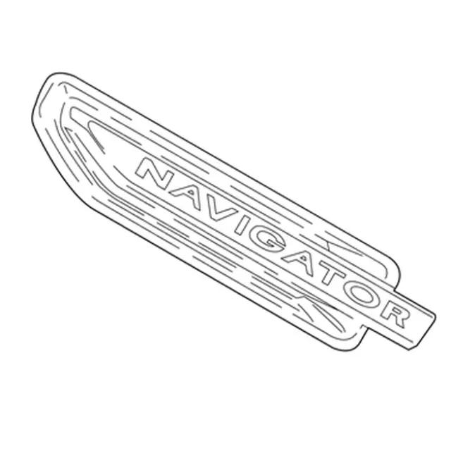 JL7Z16720BAA - : Nameplate for Lincoln: Navigator Image