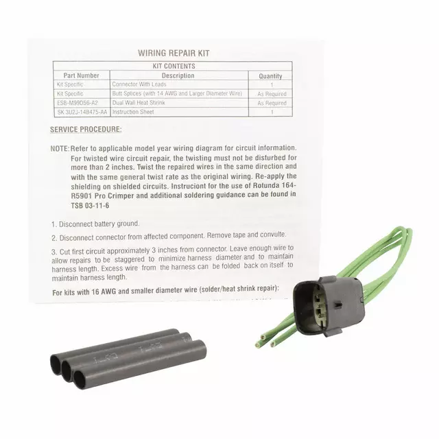 Wire Assembly - Ford (AU2Z-14S411-ASA)