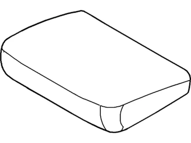 8C3Z2863840A - Body: Seat Cushion Pad for Ford: F-250 Super Duty, F-350 Super Duty Image