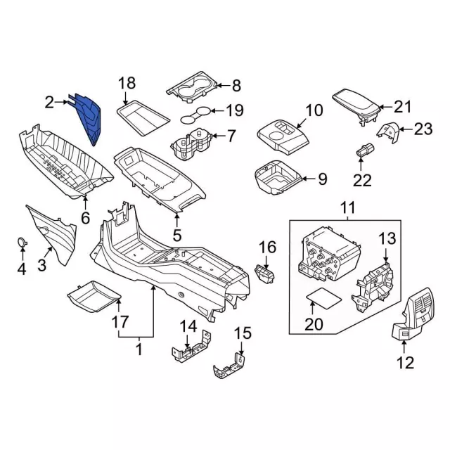 LJ8Z5804608AB - Body: Side Panel for Ford: Mustang Mach-E Image
