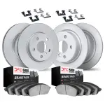 951473078 - : DFC GEOMET Rotors with 5000 Advanced Brake Pads includes Hardware for DYNAMIC FRICTION Image