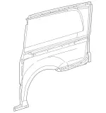 4476302800 - Body: Side Panel for Mercedes-Benz Image