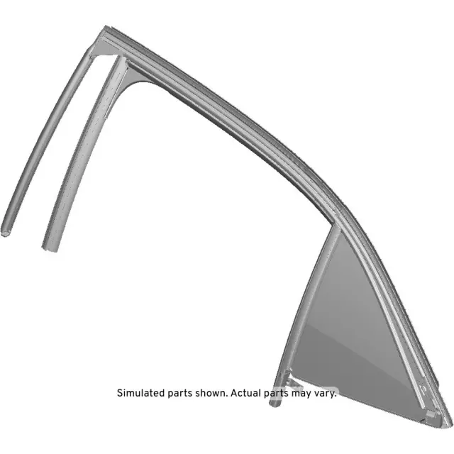 23478314 - : Part# 23478314 Driver Side Rear Door Window Weatherstrip for Chevrolet: Malibu, Malibu Limited Image