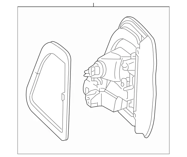 1669066002 - Electrical System: Rear Lamp Combination for Mercedes-Benz: GLE300d, GLE350, GLE400, GLE550e, GLE63 AMG, ML250, ML350, ML400, ML550, ML63 AMG Image image