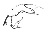 84716637 - : Front Driver Side Door Wiring Harness for GM Image