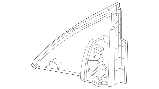 1678110900 - Front Doors: Seal, Mirror for Mercedes-Benz: GLE350, GLE450e, GLE580, GLS450, GLS580, GLS63 AMG, Maybach GLS600 Image image