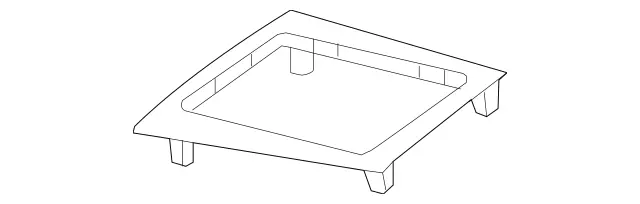 2076801007 - Trim: Cover for Mercedes-Benz: C250, C300, C350, E550, GLK250, GLK350 Image image