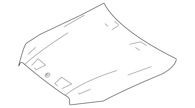 238880010065 - Attachment Parts: Hood for Mercedes-Benz: E300, E350, E400, E450, E53 AMG, E63 AMG S Image image