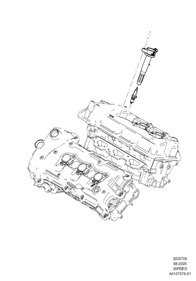 6E5Z12029BA - Electrical: Ignition Coil for Ford Image