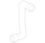 202501508264 - Radiator: Hose for Mercedes-Benz: C280, SLK320 Image