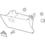 CT4Z7806024AB - Body: Glove Box Assembly for Ford: Edge Image