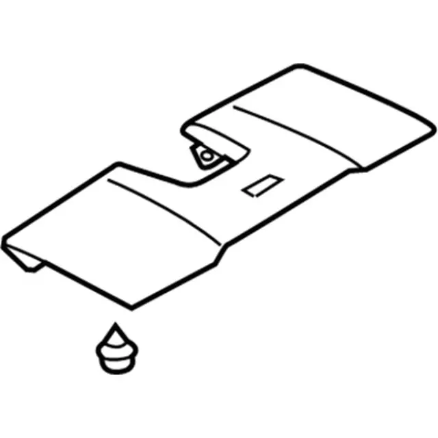 DC3Z2506024AB - Body: Compartment Door for Ford: F-250 Super Duty, F-350 Super Duty, F-450 Super Duty Image