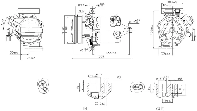 890053 - : Nissens A/C Compressor for NISSENS Image