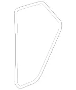 1647370287 - Rear Doors: Sealing Frame for Mercedes-Benz Image