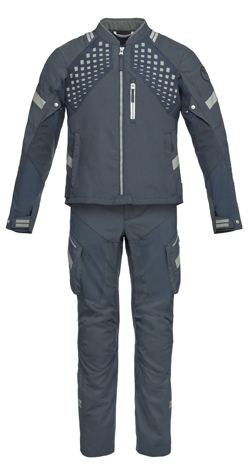 MENSARAVISAIRSUITBLUEGREY - : Mens Aravis AIR Suit for BMW-Motorrad Image