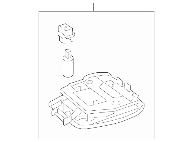 2048201923 - Electrical System: Interior Lamp for Mercedes-Benz: C250, C300, C350, C63 AMG, GLK250, GLK350 Image image