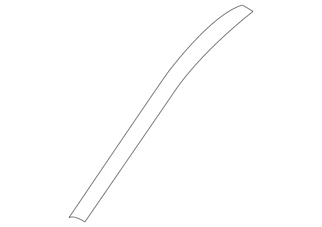 2096901562 - Body: Pillar Molding for Mercedes-Benz Image