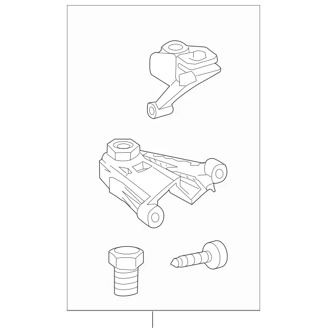 2308200914 - Electrical System: Parts Kit, Holder for Mercedes-Benz: SL500, SL55 AMG, SL550, SL600, SL65 AMG Image image