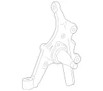 2123320700 - : Steering Knuckle for Mercedes-Benz: E250, E350, E400, E550 Image