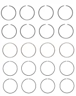 S84124STD - : Engine Piston Ring Set for Enginetech Image