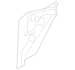 1667330708 - : Cover, Door Lock for Mercedes-Benz: GLE300d, GLE350, GLE400, GLE550e, GLE63 AMG, ML250, ML350, ML400, ML550, ML63 AMG Image