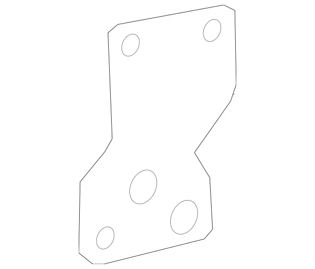 4476310200 - Body: Lock Pillar Trim Bracket for Mercedes-Benz: Metris Image image
