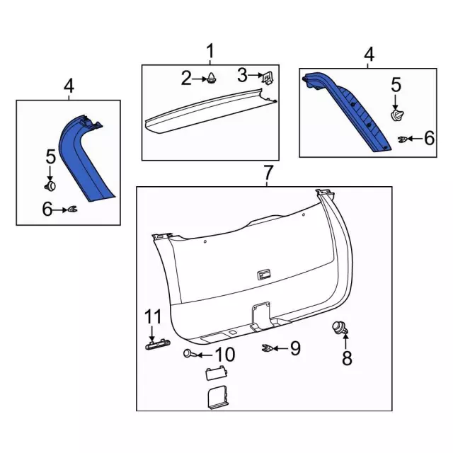 LJ6Z7842411AA - Body: Side Trim for Ford: Escape Image