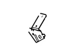 DG1Z13655A - Electrical: Control Module Bracket for Ford Image
