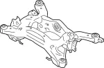 554001MG1C - Suspension: Cross-member for Infiniti Image
