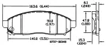 13051155 - : Disc Brake Pad Set for Chevrolet: City Express Image
