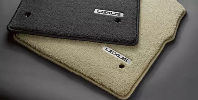Carpet Floor Mats, Premium - Black C2F4 - Lexus (PT919-48100-20)