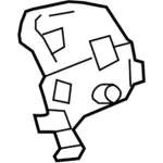 5F9Z7E235AA - Engine: Heat Shield Brace for Ford: Five Hundred, Freestyle | Mercury: Montego Image