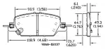 13051394 - : Disc Brake Pad Set for OmniParts Image