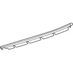 5F1Z5425597A - Body: Belt Weather-strip for Ford: Taurus Image