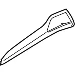 HS7Z5404338DB - : Trim Molding for Ford: Fusion, Police Responder Hybrid, SSV Plug-In Hybrid Image