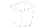 16368305757C45 - Body: Storage Box for Mercedes-Benz Image