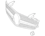 2318880660 - Attachment Parts: Carrier for Mercedes-Benz Image