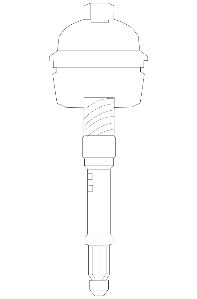 270180040064 - : Filter Cover for Mercedes-Benz: Metris, Sprinter 1500, Sprinter 2500 Image