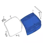 7T4Z7840010A - Body: Lift Gate for Ford: Edge Image