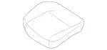 9141300 - : Seat Cushion Pad for Mercedes-Benz: Sprinter 2500, Sprinter 3500 Image