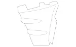 2578856002 - : Air Duct Segment for Mercedes-Benz Image