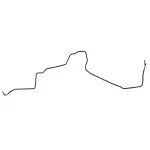 BRTR388 - Brake: Brake Hydraulic Line  for Ford: Escape Image