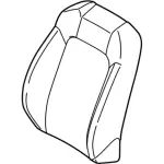 GR3Z6364416PD - Body: Seat Back Cover for Ford: Mustang Image