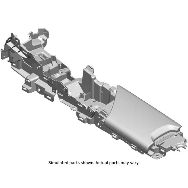 84959133 - : Black Front Floor Console Compartment for GM Image