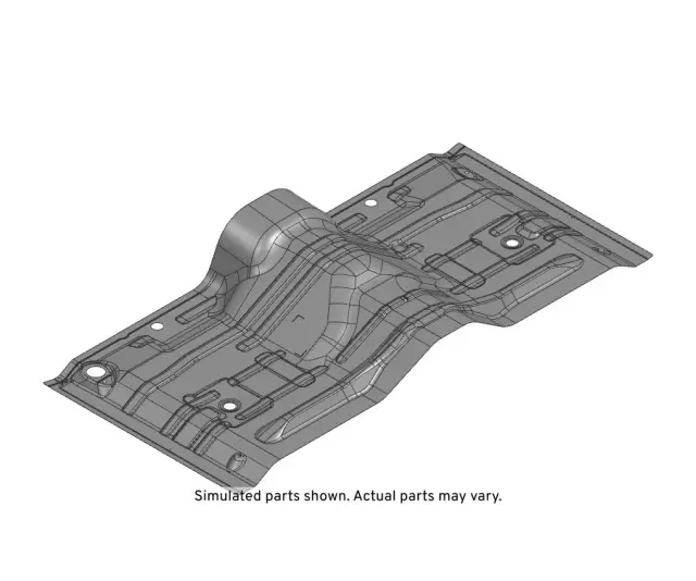84362531 - Body: Front Floor Pan for Chevrolet: Silverado 1500, Silverado 1500 LTD, Silverado 2500 HD, Silverado 3500 HD | GMC: Sierra 1500, Sierra 1500 Limited, Sierra 2500 HD, Sierra 3500 HD Image