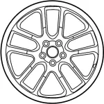 D0300AC84A - : Wheel, Alloy for INFINITI: G35 Image