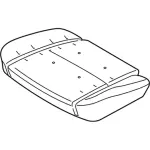 KB3Z2163841B - Body: Seat Cushion Pad for Ford Image